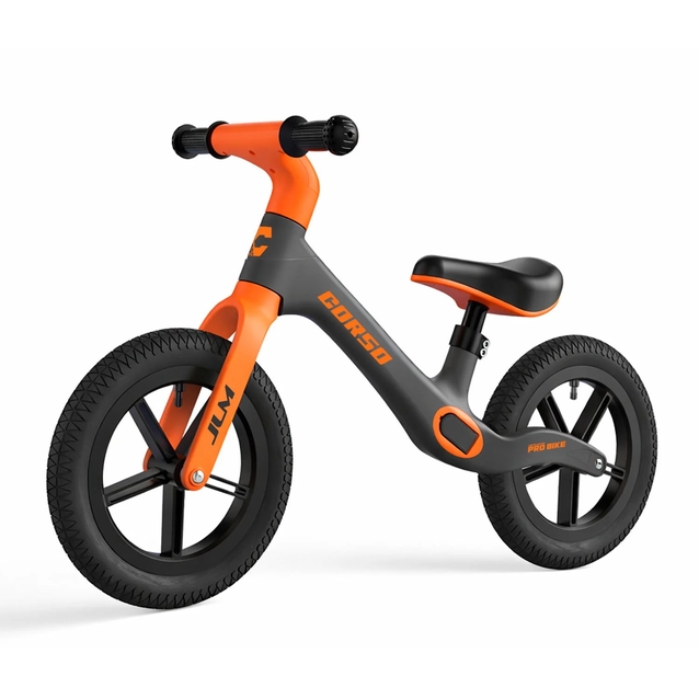 Велобіг 12 Corso надувні колеса, нейлонова рама BL-22958 сіро-помаранчевий фото westvelo.com