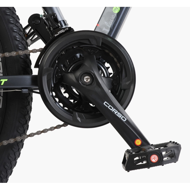 Велосипед 29 ST Corso «ALPHA» LF-29815 сталь 19", (к-т SHIMANO) чорний фото westvelo.com