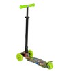 Самокат дитячий 3-х колісний, Best Scooter «MAXI» 2464 / 779-1391 жовтий-неон, колеса PU Ø120mm/80mm зі світлом, пластмасовий, трубка керма алюмінієва фото westvelo.com