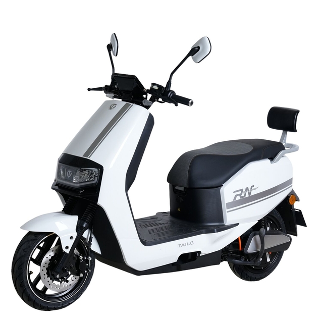 Електроскутер Tailg «F-51» 40811, двигун 1500W, акумулятор 72V 30Ah літій-залізо-фосфатний, білий, колеса 12" фото westvelo.com