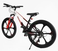 Велосипед 24 MG Corso «MAGNUM» MN-24255 магній 11", (к-т SHIMANO) біло-червоний фото westvelo.com