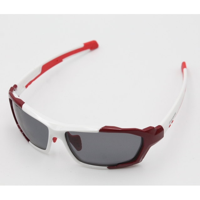 Окуляри вело  Green Cycle GC8180W  зі змінними 3 лінзами + футляр чохол, червон-білі фото westvelo.com