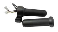 Ручка газу (акселератор) для електровелосипеда "CR-1/CR-2" + гріпса, 3 швидкості, (3pin), 2 квадратні штекери фото westvelo.com
