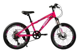 Велосипед 20 ST Corso «SPIRIT» TK 20259 сталь 12", (к-т SHIMANO) рожевий