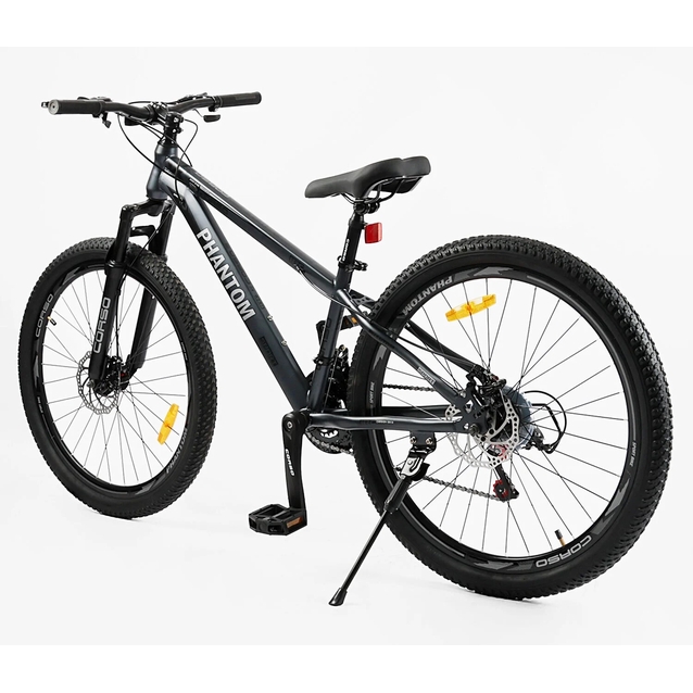 Велосипед 26 ST Corso «PHANTOM» PH-26455 сталь 13", (к-т SunRun) графітовий фото westvelo.com