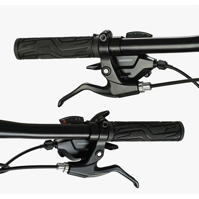 Велосипед 29 AL Corso «ANTARES» AR-29940 алюміній 21", (к-т SHIMANO) чорно-блакитний фото westvelo.com