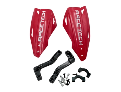 Захист рук на кермо мото RACE TECH, X-FORCEHANDGUARD (3), червоні