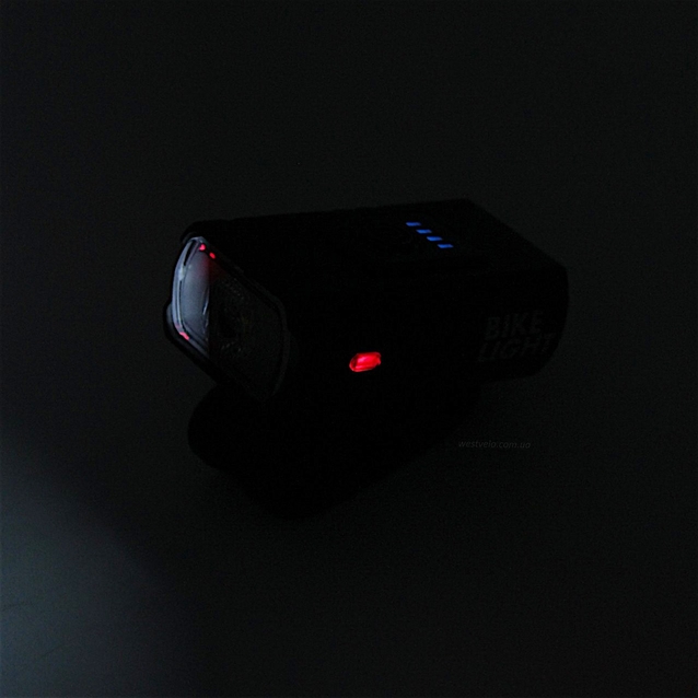 Фара usb BK-01. AL корпус, індикатор заряду фото westvelo.com