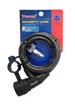 Замок TONYON 520 Ø8mm-1500mm на ключ, з кріпленням на раму фото westvelo.com