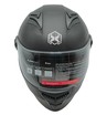 Мото шолом, закритий (XL) AXK (GM-10127) чорний матовий, вмонтовані окуляри фото westvelo.com