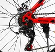 Велосипед 26 ST Corso «REND» RD-19087 сталь 15", (к-т SHIMANO) чорно-червоний фото westvelo.com