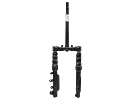 Вилка 12 аморт. різьб. Ø32.2mm. 25.8mm. під дискові гальма з отвором для фіксації керма, для електромопеда, L-385mm р.з L-43mm. SPECIAL / BlackFury