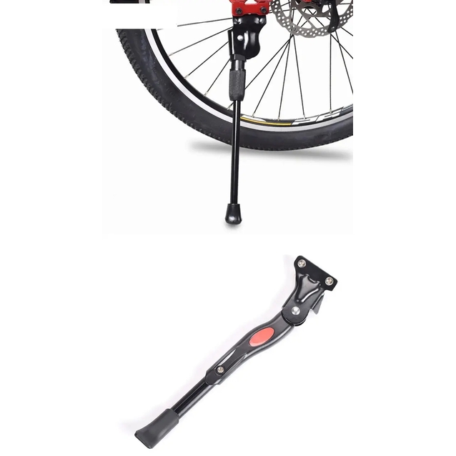 Підніжка регульована 24-29 на перо під 2 болти, MYSPACE алюміній чорна фото westvelo.com