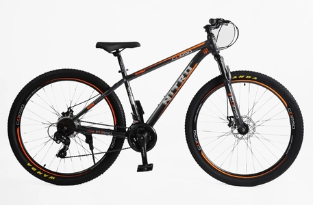 Велосипед 29 ST Corso «NEW-NITRO» NT-25022 сталь 17", (к-т SUNRUN) чорно-помаранчевий