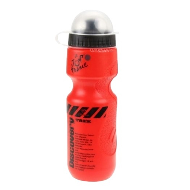 Фляга Discovery 650ml пластмасова червона фото westvelo.com