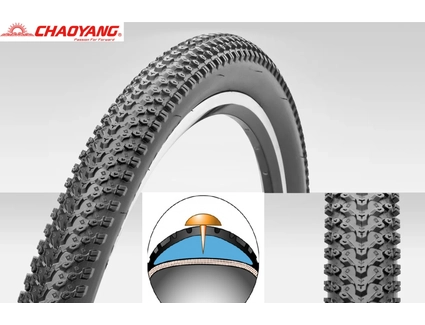 Покришка 27.5-2.10 CHAOYANG (5129) шип "зерно", АТП (антипрокол)