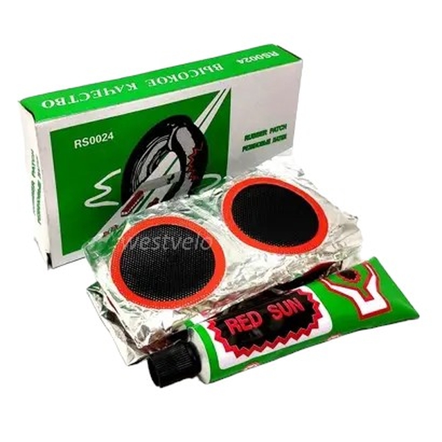 Латки + клей RS 24 круглі (RS0024) фото westvelo.com