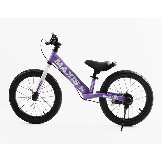 Велобіг 16 Corso надувні колеса, сталева рама «MAXIS» MX-30694 фіолетовий фото westvelo.com