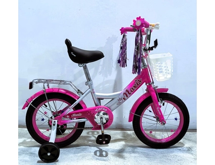 Дитячий велосипед 14 ST Corso «MAXIS» MX-60930 сіро-рожевий