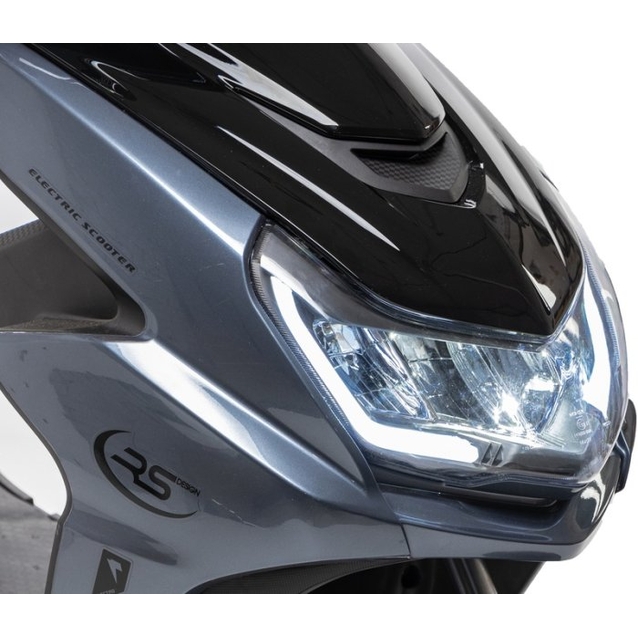 Електроскутер Corso «ATMOS» TS-731147, двигун 2000W, акумулятор 72V/35Ah графеновий, сірий, колеса 10" + 1 ящик. акум фото westvelo.com