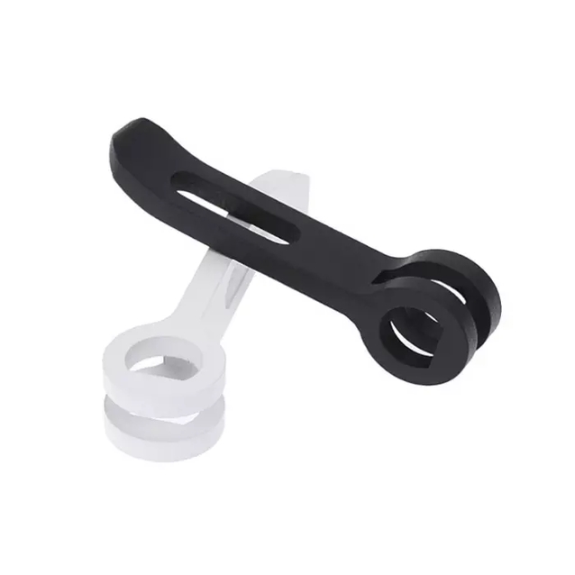 Важіль (затискач) механізму складання (алюміній) для електросамоката, білий (Xiaomi M365/Pro) фото westvelo.com