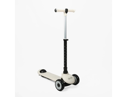 Самокат дитячий 3-х колісний Skyper J-4266-032 білий, колеса PU Ø125mm/35mm зі світлом, озвучування та підсвічування платформи, кермо складне