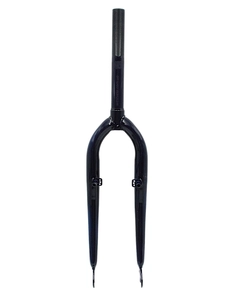 Вилка 22 сталева з кріпленням V-brake темно-синя, шток L-200mm р.з L-95mm