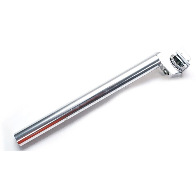 Труба сідла Ø27.2 мм алюміній, L-40см, на глагол, нікель фото westvelo.com