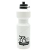 Фляга 650 ml пластмасова COMMANDO.S біло-чорна фото westvelo.com