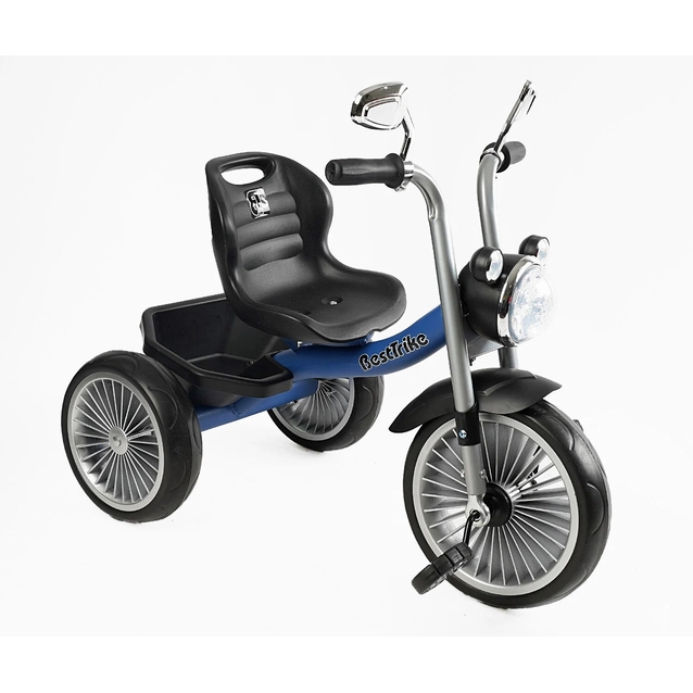 Дитячий велосипед 3-х колісний EVA (піна) Best Trike колеса 10-8, BS-68096 синій, сталева рама, УКР. ОЗВУЧУВАННЯ, кошик фото westvelo.com