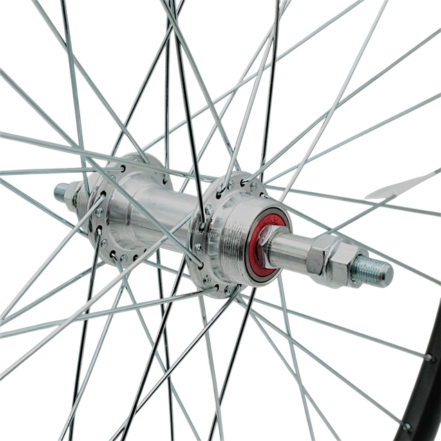 Колесо 28-29 зад, обід 2-ний чорний дисковий, втулка AL. на промах, диск різьба фото westvelo.com