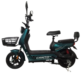 Електроскутер Corso «CANTO» CN-147315, двигун 500W, акумулятор 48V/20Ah зелений, колеса 14"