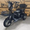 Трицикл Corso «LOGAN» LN-612007, двигун 1200W, акумулятор 72V/23Ah, чорний + 1 ящик. акум, колеса 10" фото westvelo.com