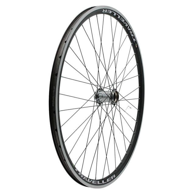 Колесо 28-29 зад, обід 2-ний чорний, стакан, чорна спиця фото westvelo.com