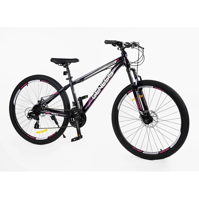 Велосипед 27.5 ST Corso «GENESIS» GS-27312 сталь 15", (к-т Saiguan) фіолетово-рожевий фото westvelo.com