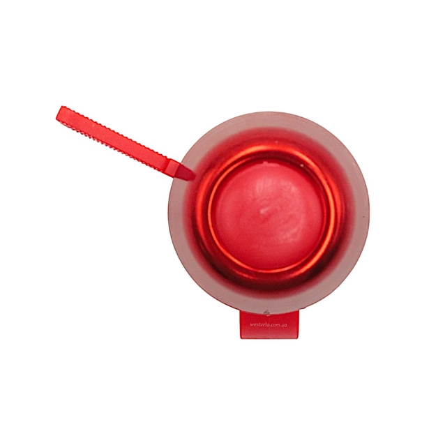 Дзвінок "Пінь-Пінь" важіль, червоний фото westvelo.com