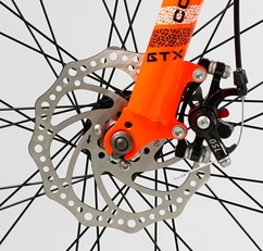 Велосипед 24 ST Corso «STARK» SK-24520 сталь 12", (к-т Saiguan) синьо-помаранчевий