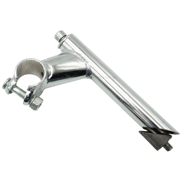 Винос руля мтв сталевий Ø22.2мм. L-150мм. L-65мм. Ø25.4мм. нікель фото westvelo.com