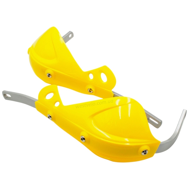 Захист рук на кермо мото FHS, 08 жовтий фото westvelo.com