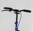 Самокат дитячий 2-х колісний, PU Best Scooter «FACTOR» BS-72725 синій, Ø200mm, AL, 2 амортизатора, фляготримач