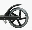 Самокат дитячий 2-х колісний, PU Skyper «PEGAS» PS-36922 чорний , Ø145mm, ST, ручне гальмо фото westvelo.com