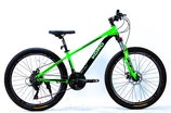 Велосипед 26 AL Corso «KORD» KD-26916 алюміній 13", (к-т SHIMANO) салатово-чорний фото westvelo.com