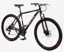 Велосипед 29 ST Corso «NEW-NITRO» NT-63500 сталь 21", (к-т SUNRUN) чорно-червоний фото westvelo.com