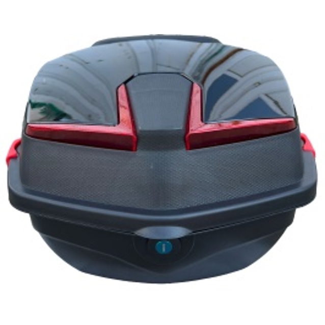 Кофр (багажник) для мотоцикла задній "A20" (41×41×29) чорний фото westvelo.com