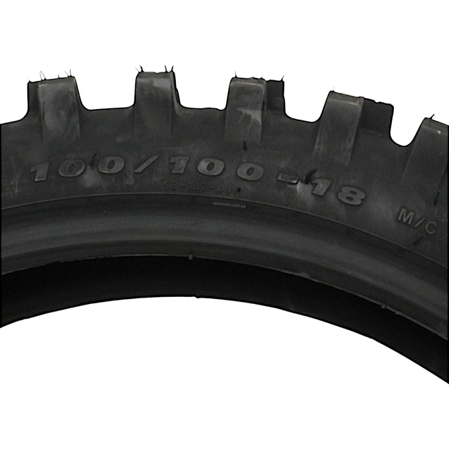 Покришка "18" 100/100-18 DELI TIRE Індонезія (SB-137) шип-кросс TT фото westvelo.com