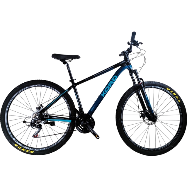 Велосипед 29 AL Corso «KORD» KR-11278 алюміній 17", (к-т SHIMANO) чорно-синій