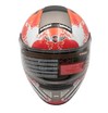 Мото шолом, закритий (XL) "KOJI" Інтеграл 550, біло-червоний глянцевий, premium class фото westvelo.com