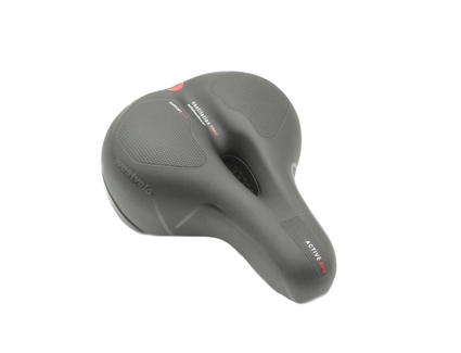Сідло на демпферах з отвором SPORT ACTIVE м'яке + мигалка USB з катафотом