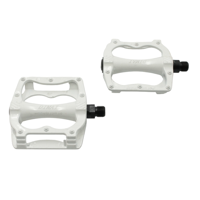 Педалі алюміній DIMAI 450, білі фото westvelo.com