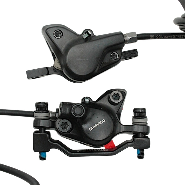 Гідравлічні гальма SHIMANO (MT-200) (зад R/1550мм + перед F/800мм) фото westvelo.com